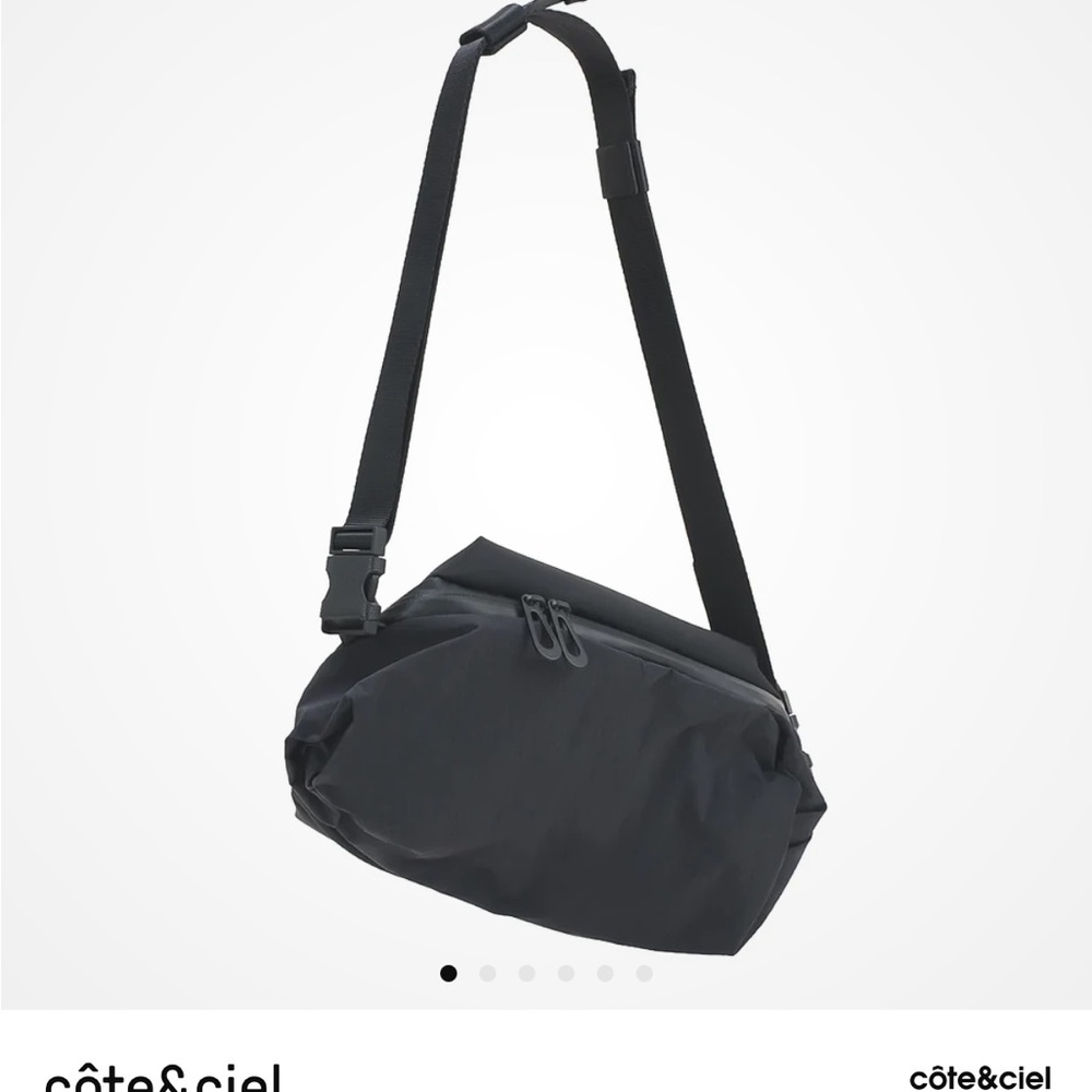 Côte&Ciel Black Crossbody Bag Neda Komatsu Onibegie